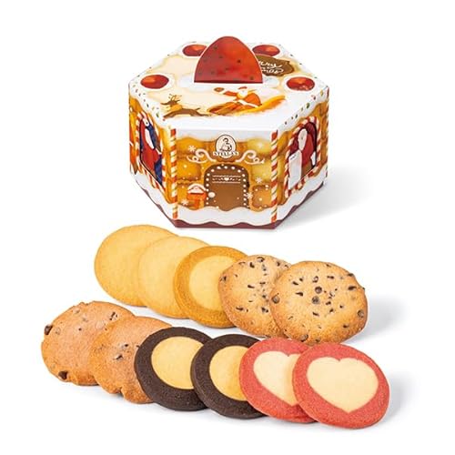 クリスマス2025 ステラおばさんのクッキー 季節限定品 クリスマススイートボックス 11枚入り 1箱 専用手提げ袋付き お土産 クッキー プレゼント お返し パーティーのサムネイル