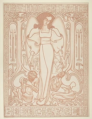 Poster Jan Toorop Het Hooge Land Beekbergen décoration murale toile 50x70cm