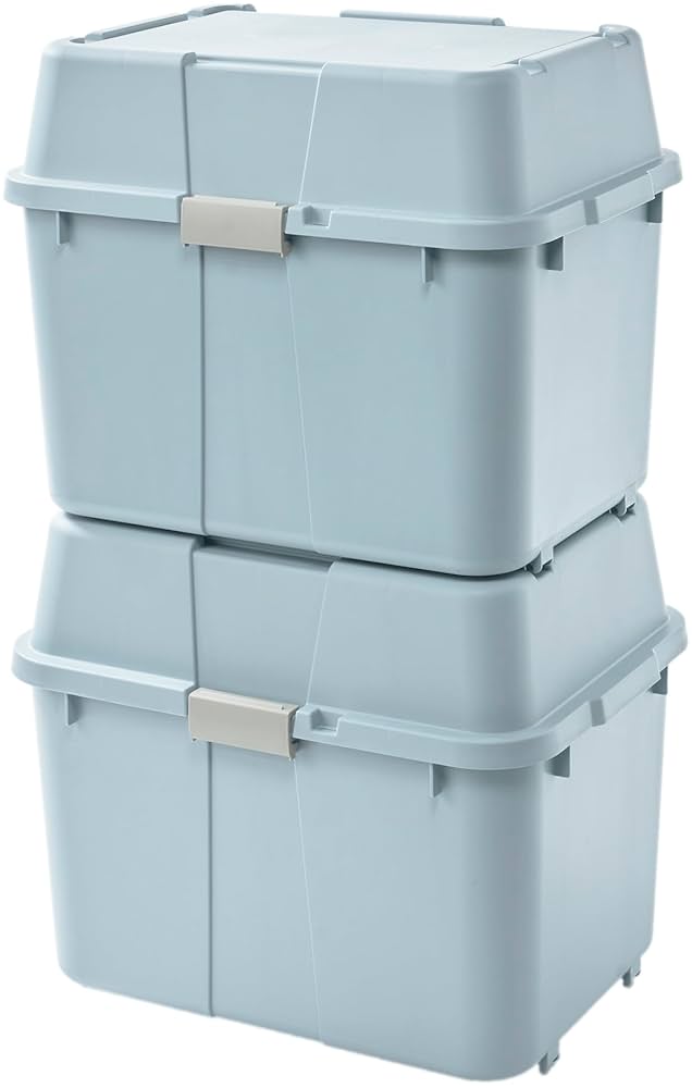 Amazon｜大竹産業xグリーンパル トランクボックス Saxe Blue 70L