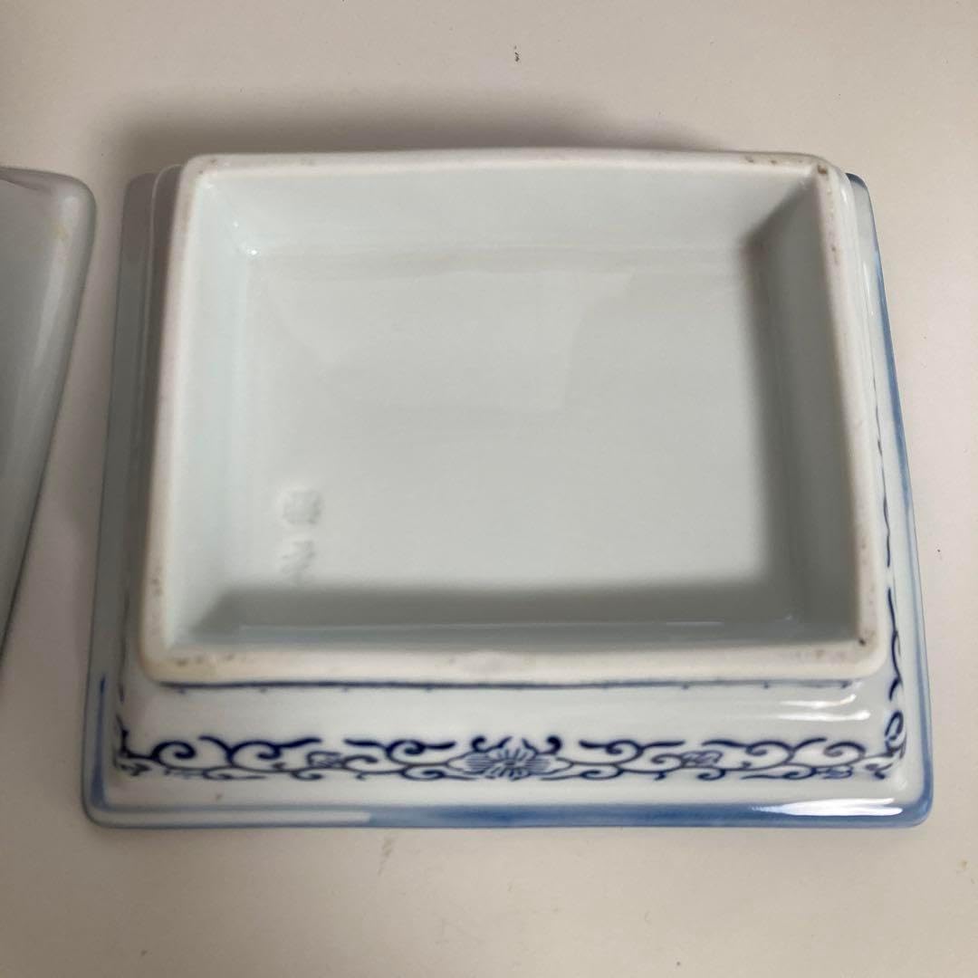 山万渕プラチナ白二段 前菜皿 刺身皿五枚組