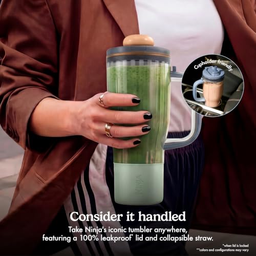 Ninja CrushBOSS 2-in-1 Blender & Tumbler, Amazon Exclusive Bone & Champagne - image 8