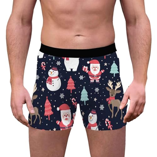 Weihnachten Boxershorts Herren Lustige Unterhosen Männer...