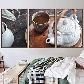 signwin 3 Piece Framed Canvas Wall Art Drinks...
