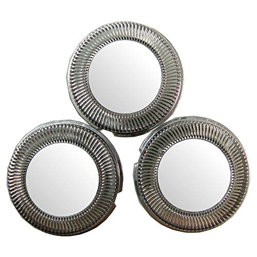 Trade-Shop 3 cabezales de afeitado compatibles con Philips HQ33 HQ340 HQ3405 HQ341 HQ342 HQ3425 HQ3445 HQ36 HQ360 HQ3601 HQ3604 Cuchillas de doble hoja Cover