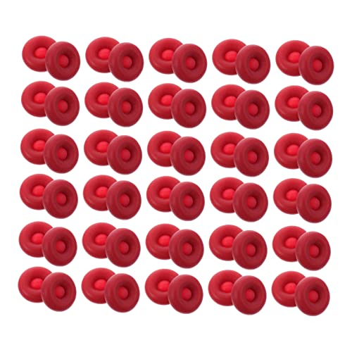 50 tapas flexibles para sellar tubos de masilla color rojo miniatura 1