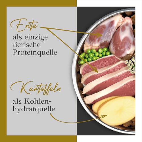 Primum - Soft Ente mit Kartoffel - 5 kg - Halbfeuchtes Hundefutter - Getreidefreies Trockenfutter - Hoher Fleischanteil - Optimal verdaulich