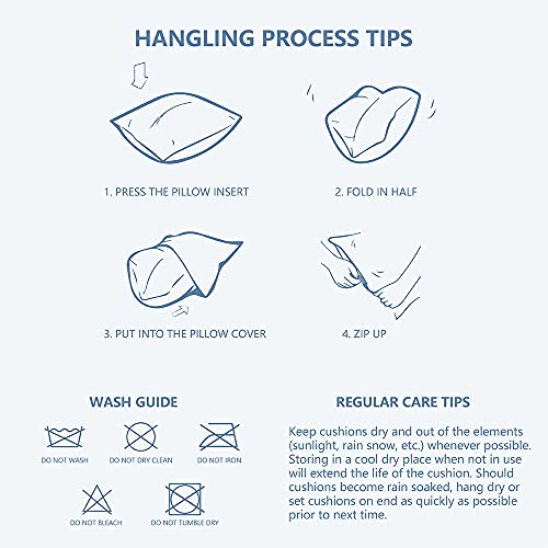 Lvtxiii Outdoor/Indoor Throw Pillows, Decorative Throw Pillows With Inserts, 18”X18” Square Pillows For Bed, Couch, Sofa And Patio Furniture (Set Of 2, Cabana Red) #TOP5