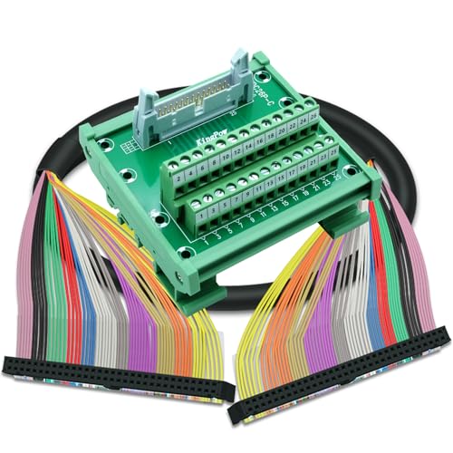 Module d'interface DIN IDC26 2x13 broches mâle pour câble plat PLC