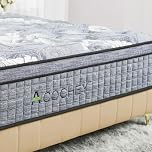 Acochey King Mattress, 10 Inch Cool Memory Foam Individually Pocket Sprung Mattress for Enhanced Pressure Relief and Spinal Alignmentf, Hybrid Mattresses in a Box-150x200x25cm