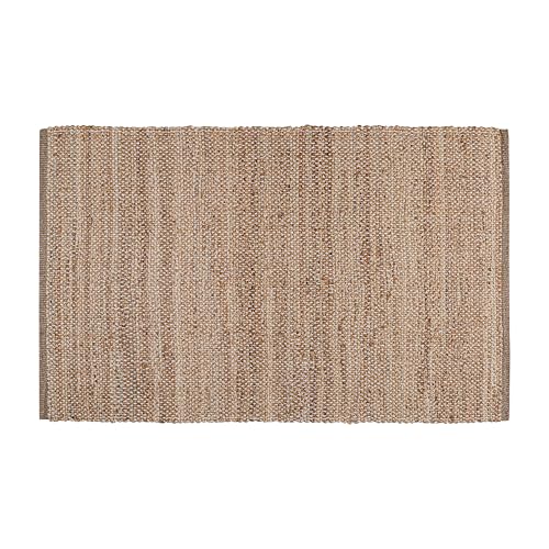Hausattire Jute Woven Area Rug 3'x5' - Natural, Hand Braided