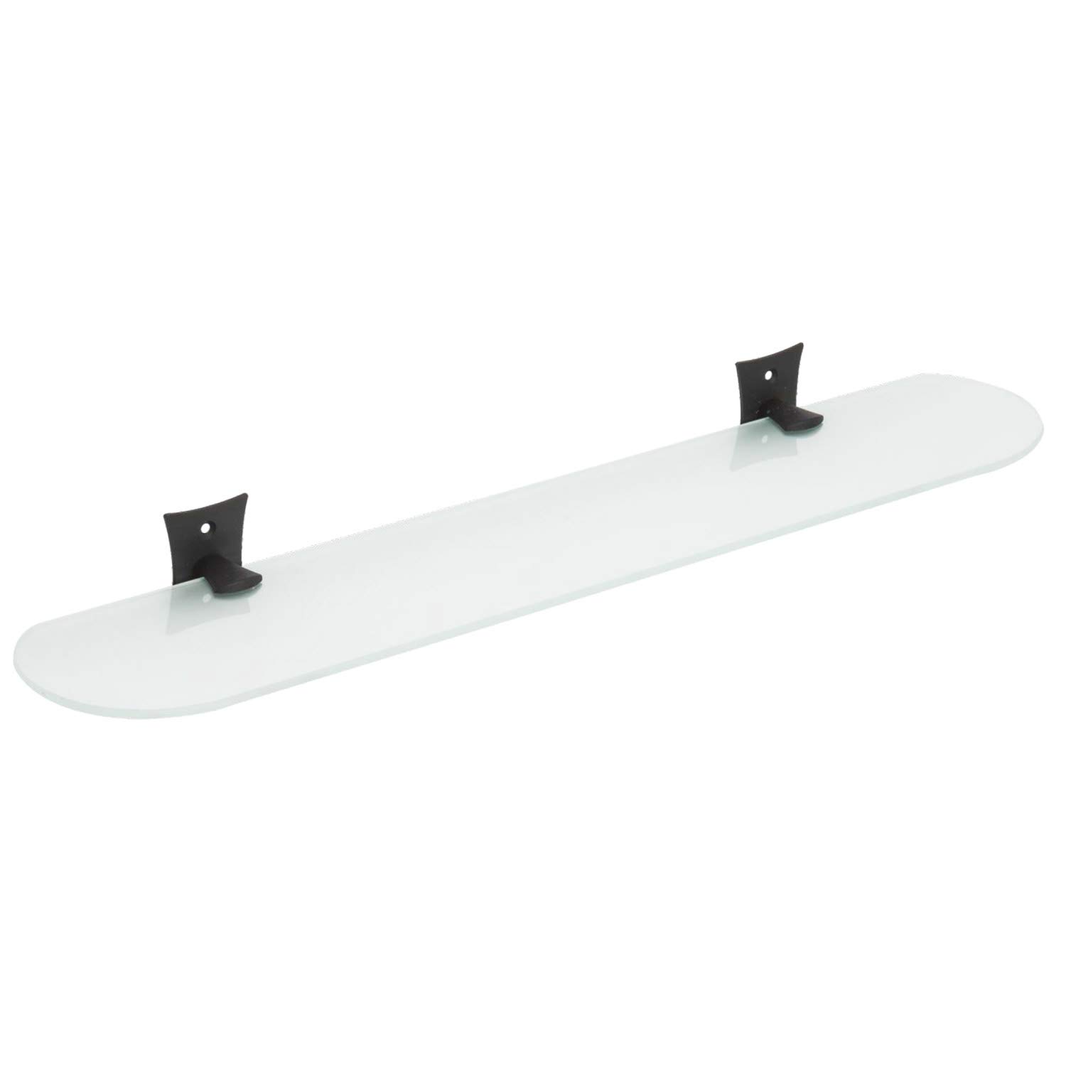 Metaform Rebecca Bathroom Shelf, Steel, Black, 56 cm