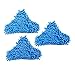 Pack of 3 H2O Steam Mop X5 Pads Washable Reusable Microfiber Cleaning Steamer Replacement Pads for H20 Steam Mop Cleaner