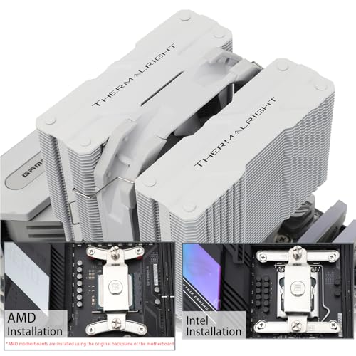 Peerless Assassin 120 MINI Refroidisseur PC Blanc Anti-Bruit 6 Caloducs AM5