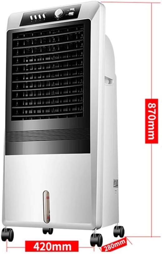 Evaporative Cooler, Portable Bladeless Air, FanHumidifier with Remote Control, LCD Display, Conditioner for Indoor Home Office Dorms
