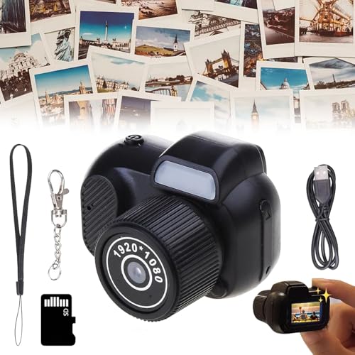 Amazon | キーチェーンカメラ、ミニカメラキーチェーン、1080p HDミニ