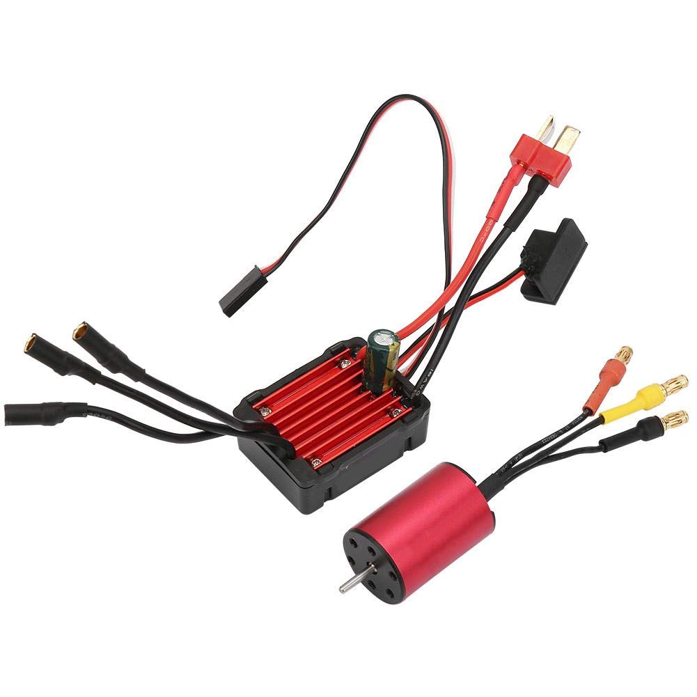RC Motor ESC Set, RC Motor ESC Set Universal 4500KV 2030 Motor & KS25A Combo ESC sin escobillas a Prueba de Agua con Hoja de Acero al silicio Ultrafino para RC Model