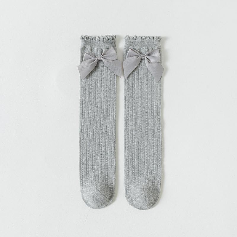 Kid Girls Knee High Stockings or Over Calf Socks Cotton Princess Tube Dress Socks - Image 7