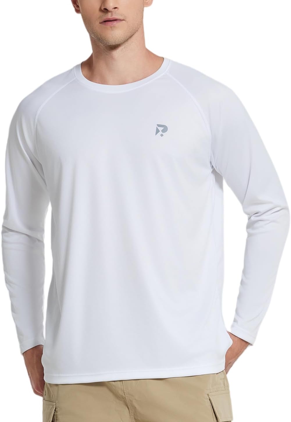 Men's Sun Protection Shirts UPF 50+ UV SPF Long Sleeve Rash Guard Shirt Fishing Hiking Running Lightweight