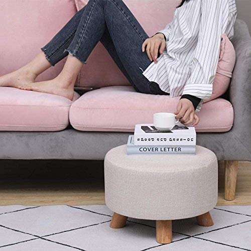 Repose-Pieds Tabouret Bas : Manque de Siège ? Solution Ronde Bleue avec Couvercle - 6