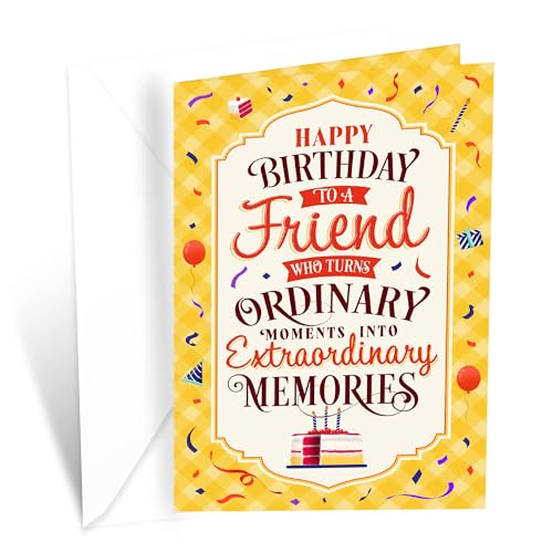Prime Greetings Friend Birthday Card