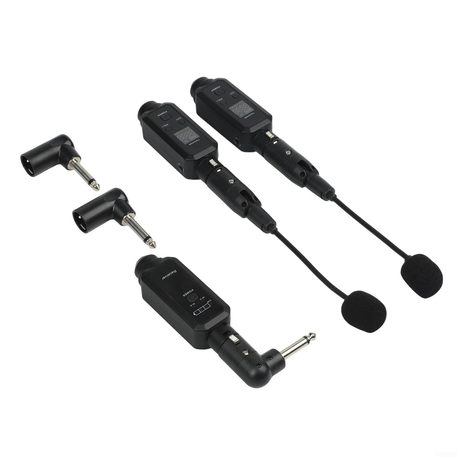 Microfono senza fili, UHF, sistema di microfono per sassofono, suono di alta qualità per musicisti, sassofono, strumenti in ottone dal vivo (uno e due)