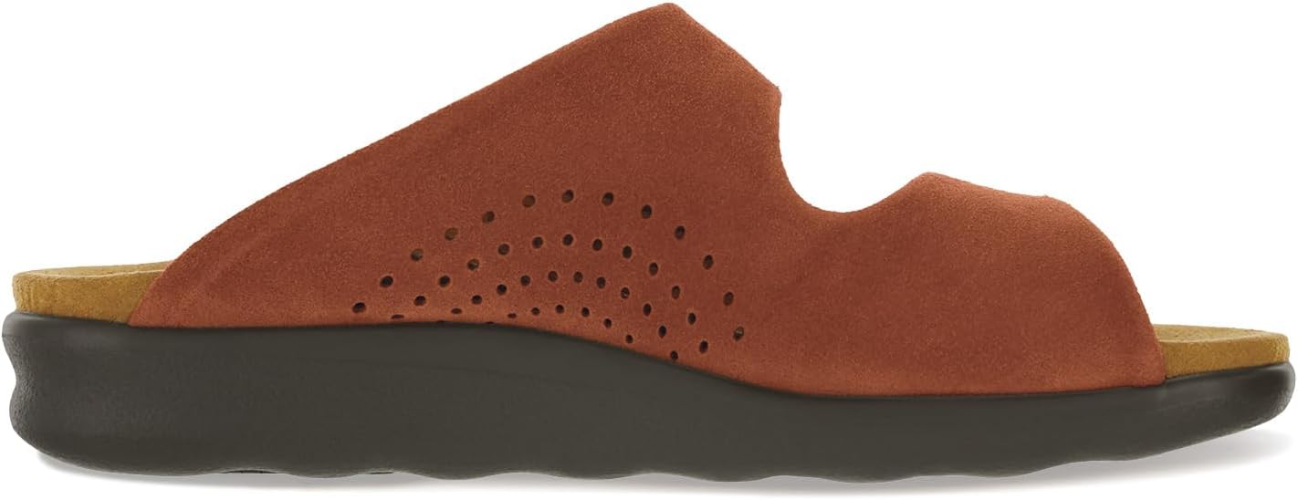 SAS Women's, Cozy Slide Sandal, 9, Rust - Image 2