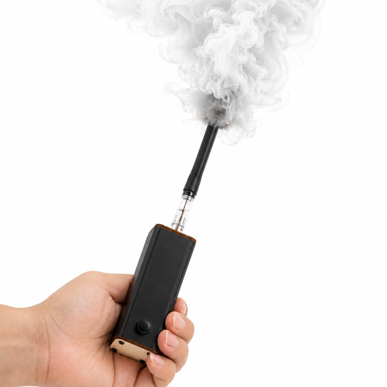 Tragbare Nebelmaschine, batteriebetrieben, Handgerät, Nebelgerät, Nebelflüssigkeit für Mini-Partys, Fotografie, Videoaufnahmen, sofortiger 0-Sekunden-Dampf, Fernbedienung, Trockeneis-Effekt, Lufttest