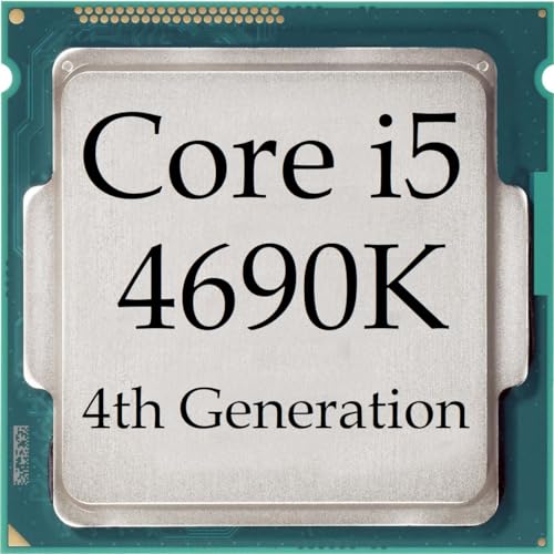 Image of Core i5 4690K Processor Solid Performance # Clock Speed 3.50GHz # 4 Cores & 4 Threads # LGA 1150# 6MB Cache # TDP 88W (Core i5 4690K Processor)