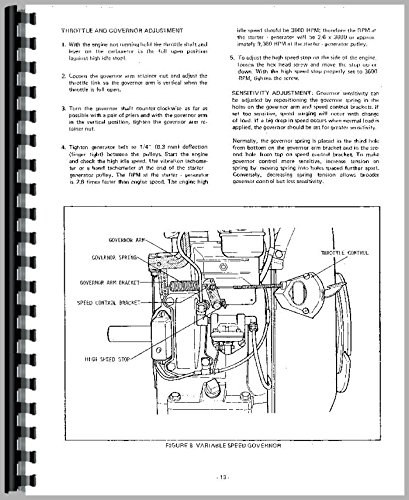 Service Manual Case 444 224 644 220 222 Lawn & Garden Tractor      Unknown Binding
