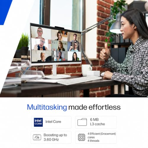 Image of HP 24 inch OmniStudio All-in-One Desktop Computer, 8GB DDR5 RAM, 128GB UFS