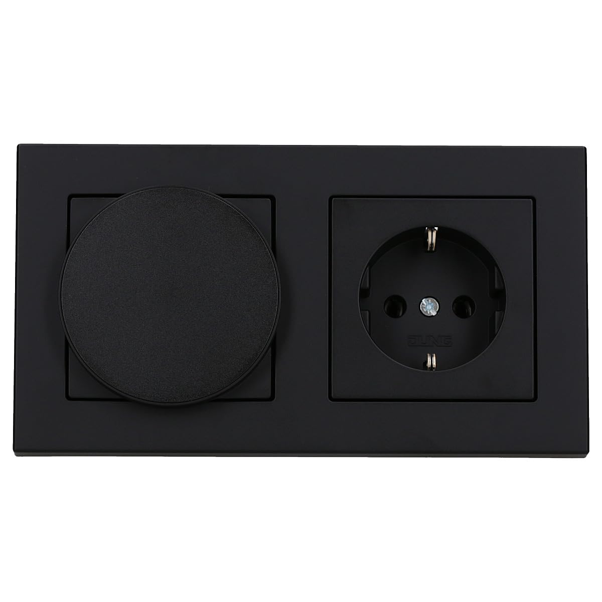 JUNG Magnetic Charger Serie A Graphitschwarz Matt, 15W, MagSafe, Qi2