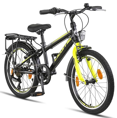 20 Zoll Kinderfahrrad Jungen/Mädchen - 7-Gang Mountainbike Für Kids