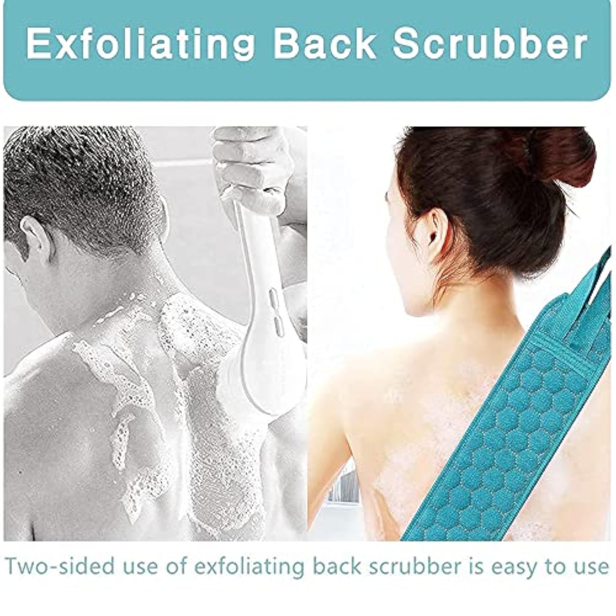 Treonca Splish Splash Exfoliating Back Scrubber