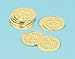 Amscan DisneyJake And The Never Land Pirates Birthday Party Gold Coins Favor, 1 3/8" x 1/8", Gold