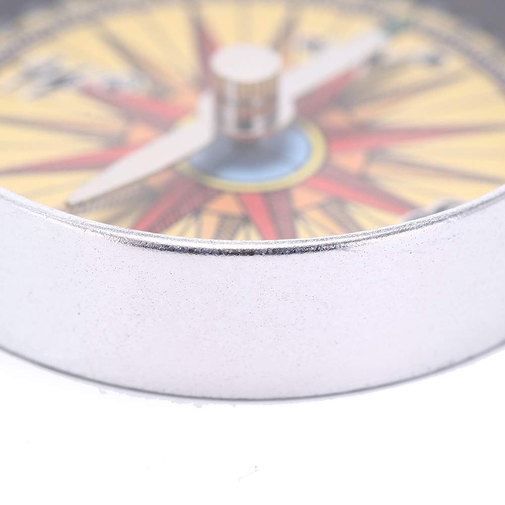 Bussola da campeggio portatile Bussola da esterno Bussola da appendere Zaino Escursionismo Strumenti di sopravvivenza con anello portachiavi
