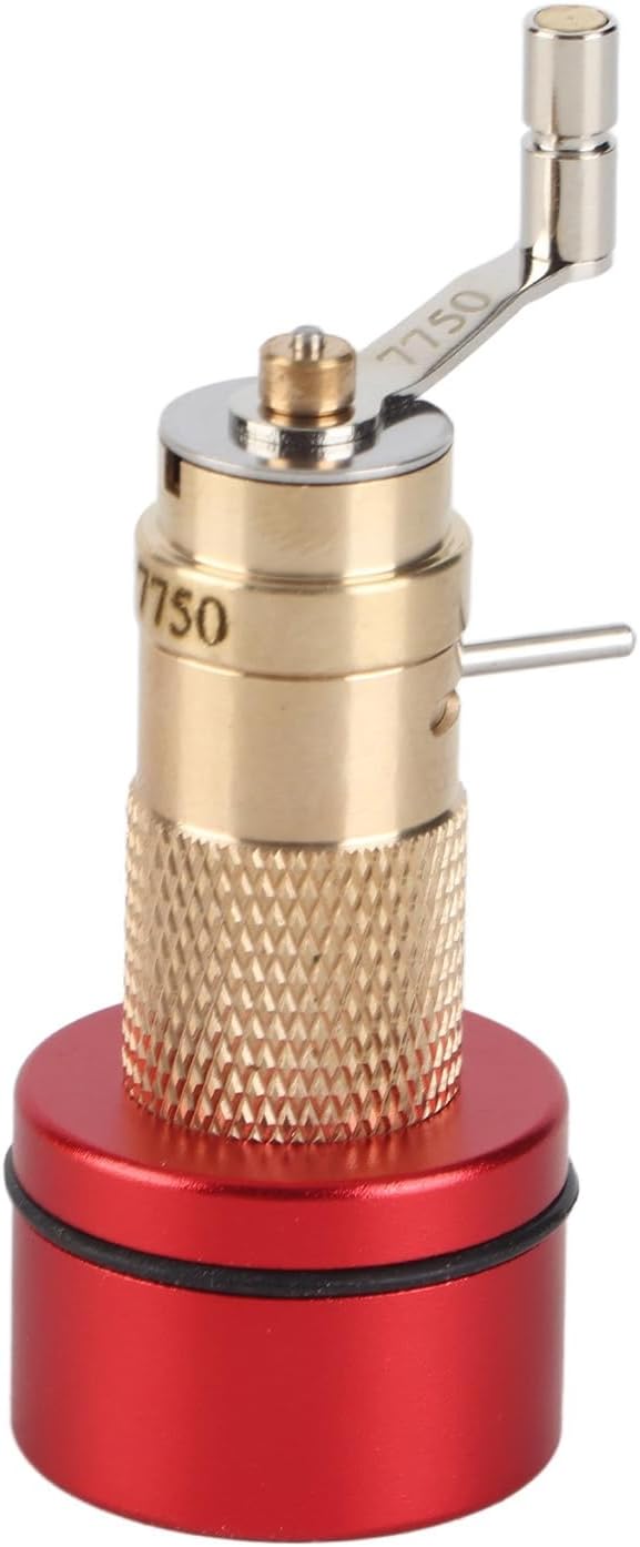 Zopsc Brass Watch Winder Kit for Efficient Watch Repairs with Ergonomic Handle and Bamboo Storage Box