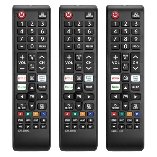 Télécommande universelle Samsung en lot de 3 pour TV LED et LCD