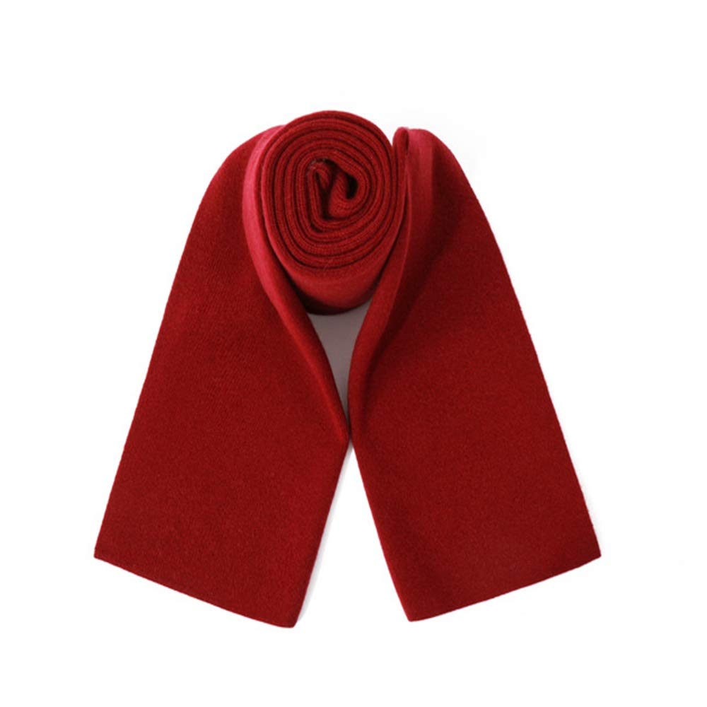 Bufanda de Invierno Para Hombre Suave y cómodo suficiente bufanda hombres del invierno a cuadros de punto terciopelo color sólido la los negocios monocromo