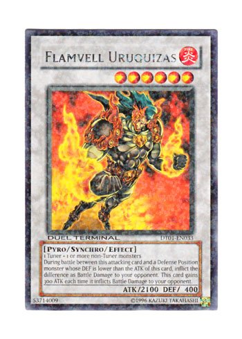 Amazon.co.jp: 遊戯王 英語版 DT01-EN033 Flamvell Uruquizas