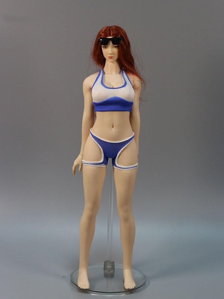 Maillot de bain bleu 1/6 AMITD vêtement pour décor de plage