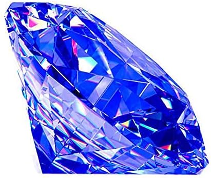 4.25 Ratti / 3.25 Ct.I Natural Certified Blue Zirconia Stone I Diamond Cut Cubic Zircon Gemstone AAA+ Quality