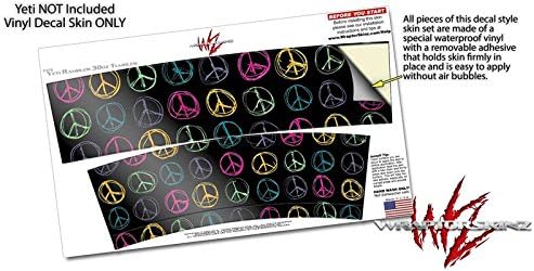 Miniatura 3 de Skin Wrap para vaso de Yeti Rambler 30 oz kearas paz Signs negro (vaso no incluido) por wraptorskinz