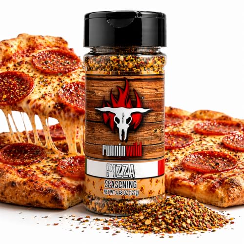 Image of Premium Pizza Seasoning & Bread Dipping Seasoning for Olive Oil | Restaurant-Quality Italian Spice Blend | Rich Savory Flavor | Low Sodium | Crafted with Real Herbs & Spices | Runnin Wild Foods, 4.48 oz