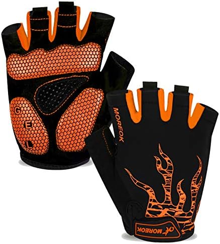 MOREOK Cycling Gloves Bike Bicycle Gloves, Half Finger 5MM Gel Anti-Slip