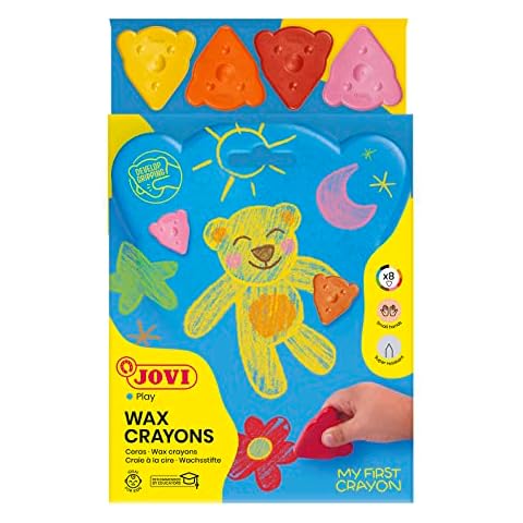 Lapices de cera Jovi My First Crayon en forma de oso Cover