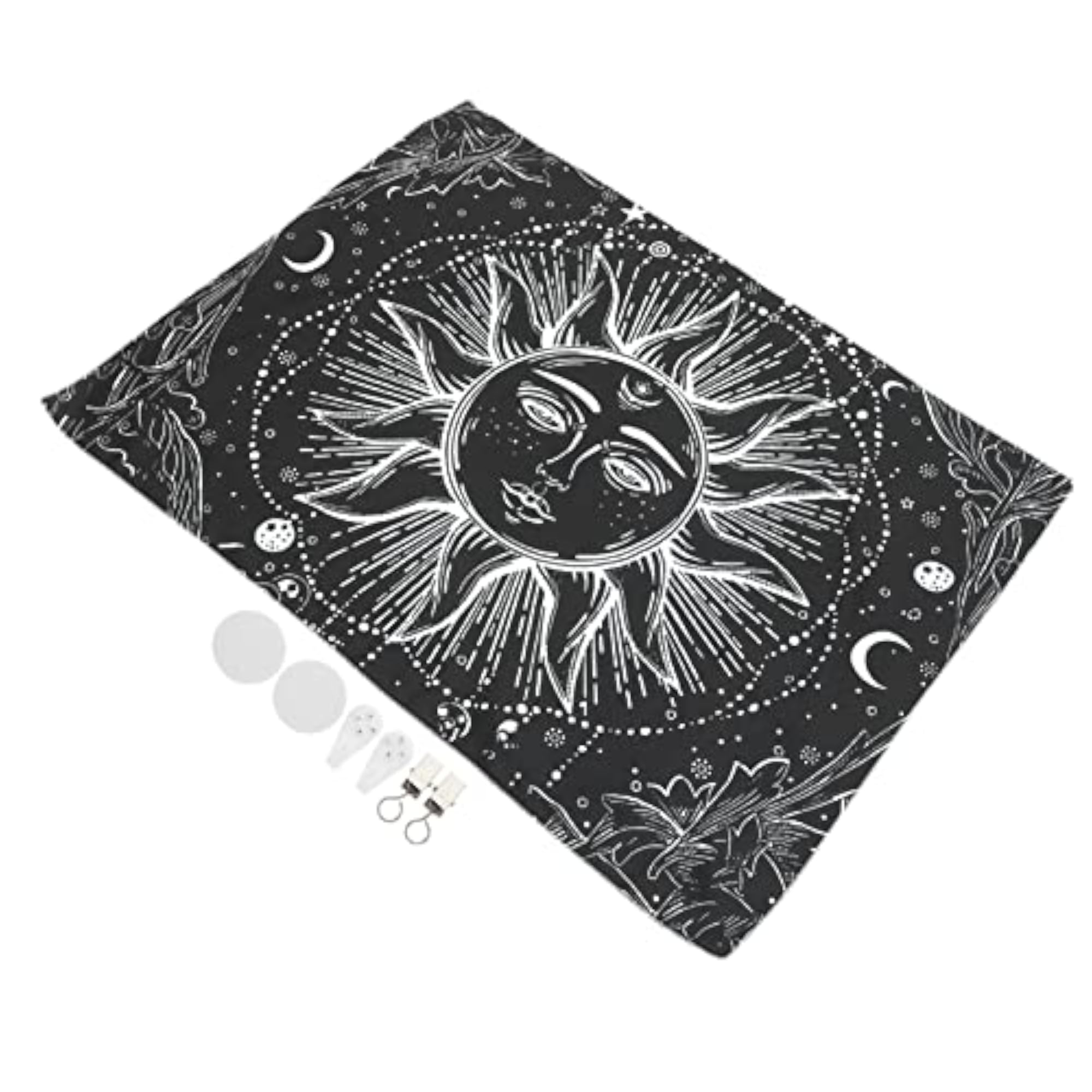 Sun and Moon Wall Tapestry Aesthetic Space Wall Decor