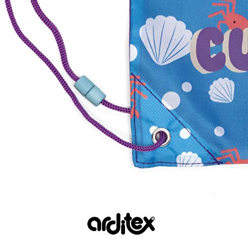 Disney gymtas Frozen meisjes 15 liter polyester lichtblauw - Image 3