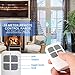 Cuteefun Tür Alarm Sensor, 2 Fernbedienungen, 130dB Superlauter Tonalarm, Einstellbare Lautstärke...