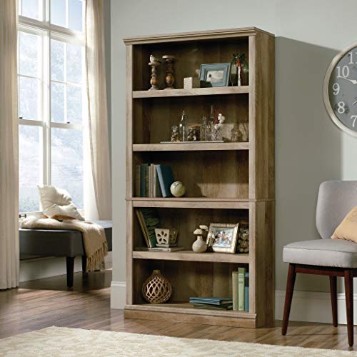 Sauder Select Collection 5-Shelf Bookcase, Lintel Oak Finish #TOP1