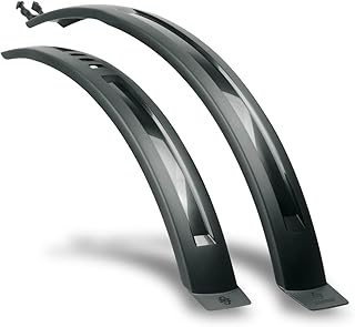 SKS Germany Mudguard Set for Mountain and Trekking Bikes (Bicycle Accessories Made of Impact-resistant High-Performance Plastic, Optimum Splash Guard, Easy Assembly, Various Models)